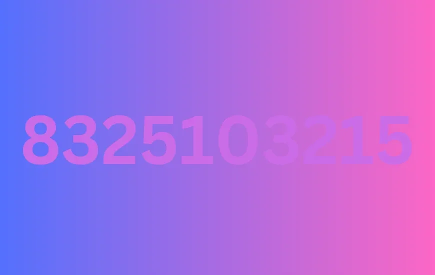 Understanding the Significance of 8325103215: Unpacking the Mystery Behind the Call