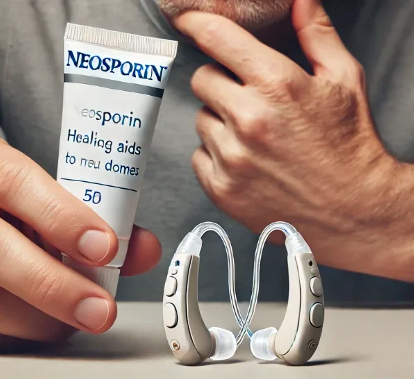 Can i use neosporin in my hearing aid domes