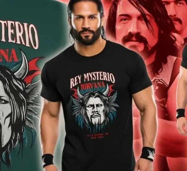 Rey mysterio nirvana inspired shirt