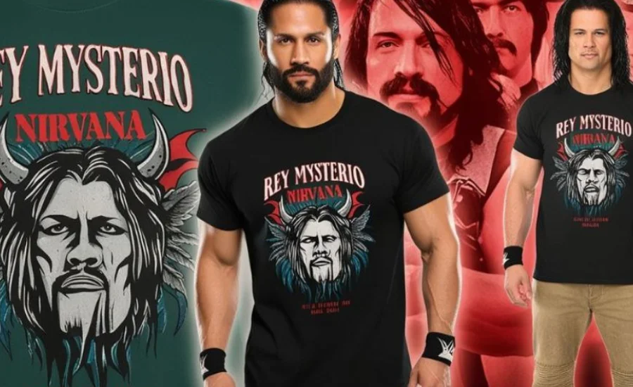 Rey mysterio nirvana inspired shirt