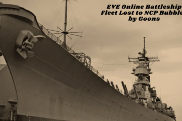 eve online battleship fleet lost to ncp bubbled by goons