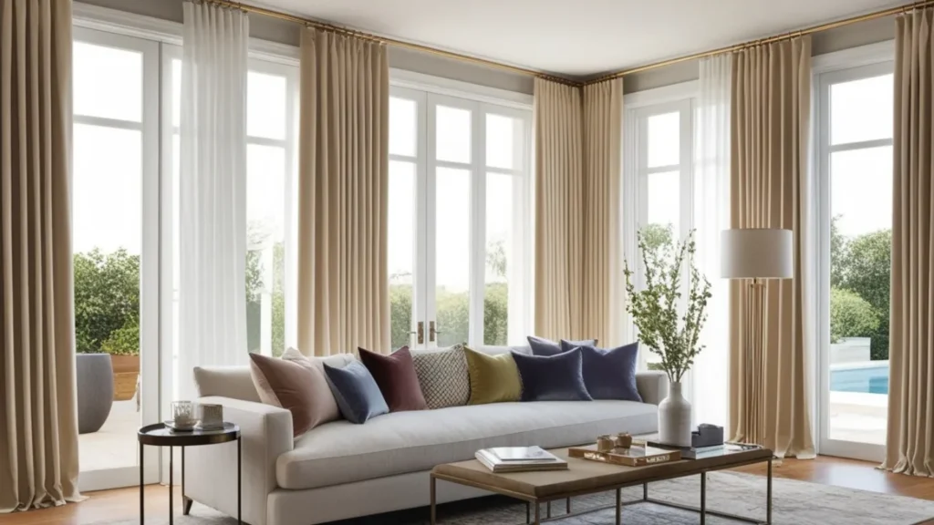 Bon Luxe Curtains – Over 56 Inches Wide