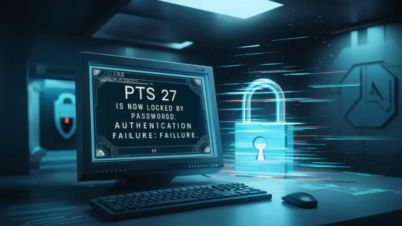 The PTS/27 is now locked by password