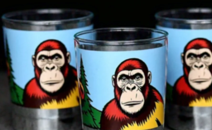 planet of the apes drinking glasses 1970s