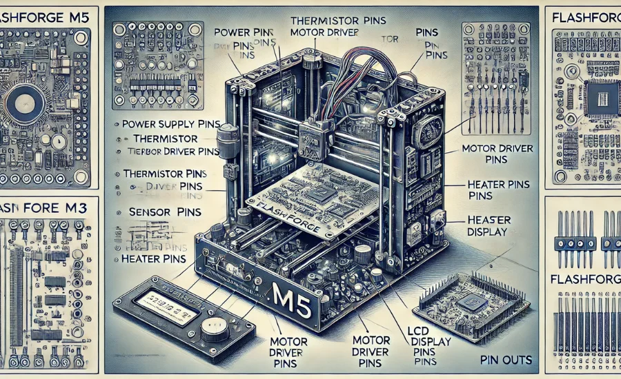 flashforge m5 pcb pinouts